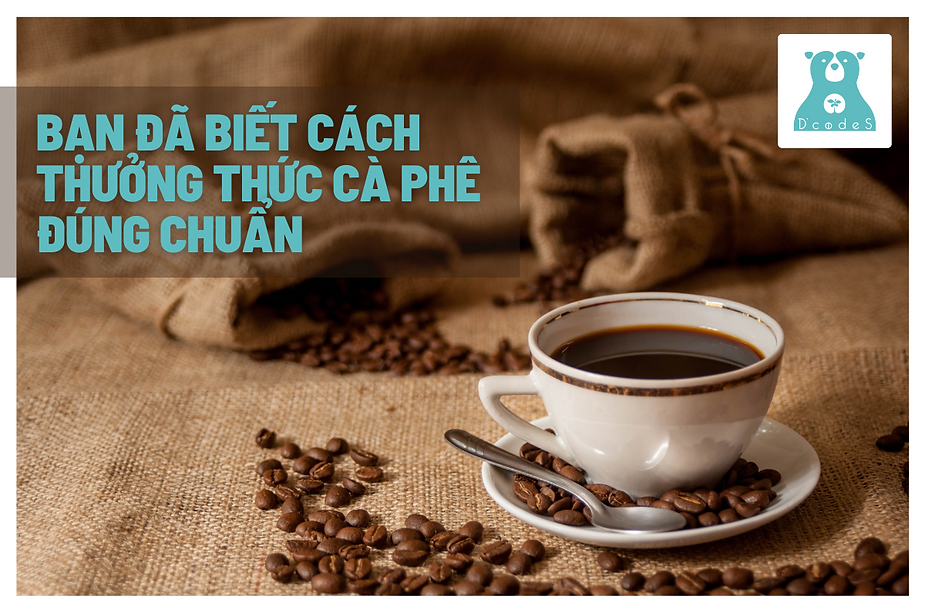 Bạn đã biết cách thưởng thức cà phê đúng chuẩn?