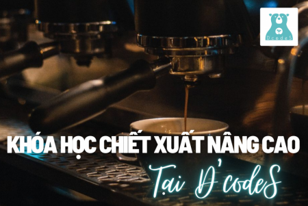 Khóa học chiết xuất cà phê thủ công nâng cao tại D’codeS